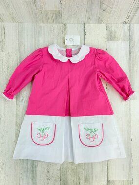 The Proper Peony 3T Girls Cassidy Cherry Dress NWT